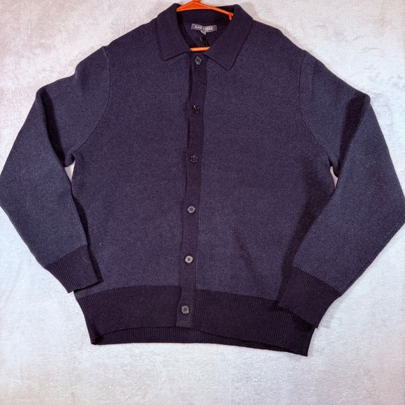 Slate & Stone Other - Slate & Stone Mens Dark Blue‎ Button Up Sweater Cardigan S3SWT30551 NWT Large